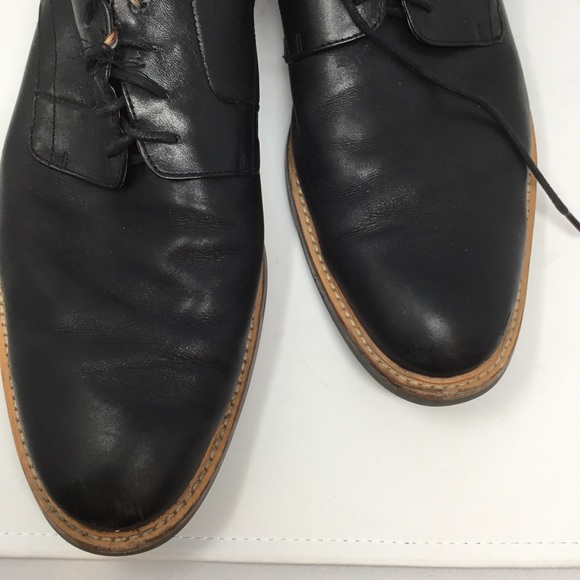 Gordon Rush Black Leather derbies oxfords - Picture 7 of 8